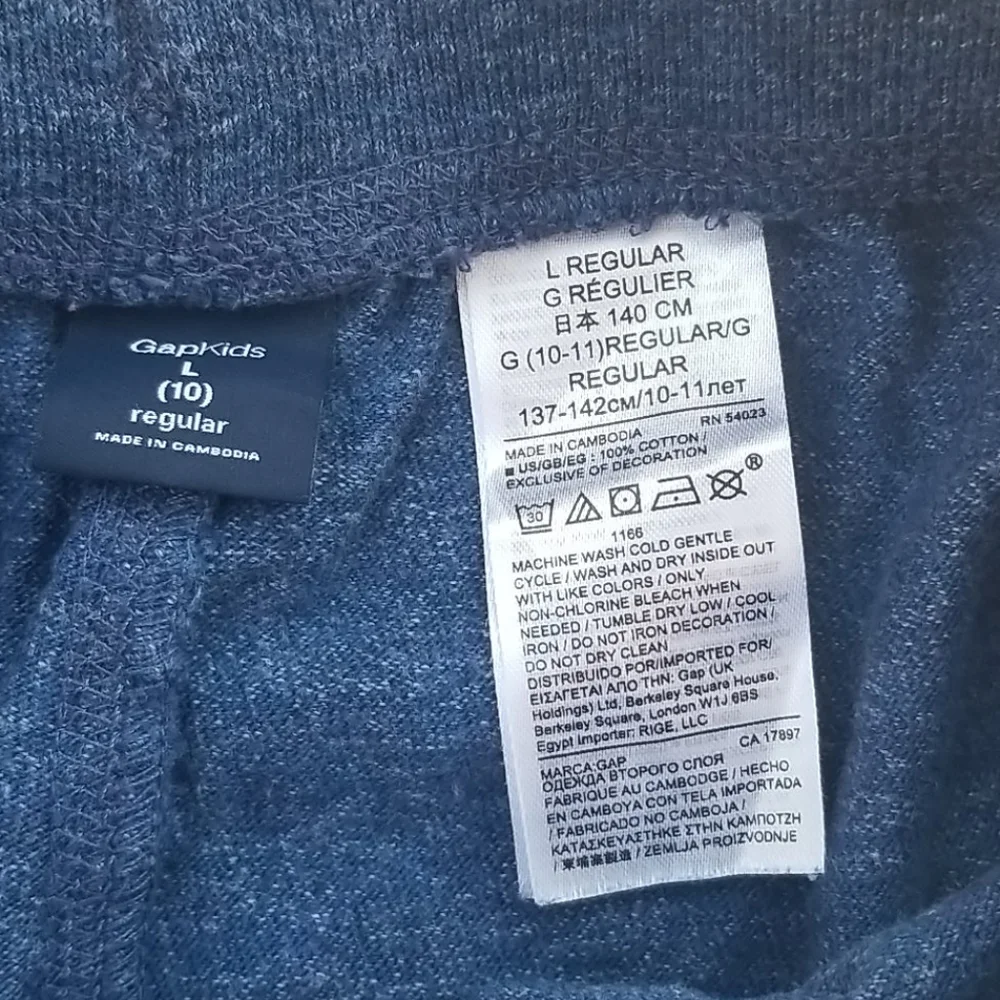 Gap navy cotton lazy day shorts  10